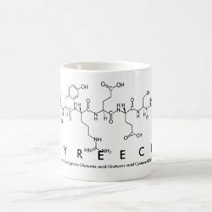 Taza De Café Tyreece peptide nombre mug