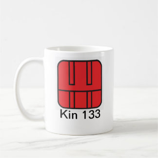 Taza De Café Tzolkin Caminhante do Ceu Vermelho Kin 133
