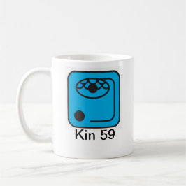 Taza De Café Tzolkin Tormenta Azul Kin 59