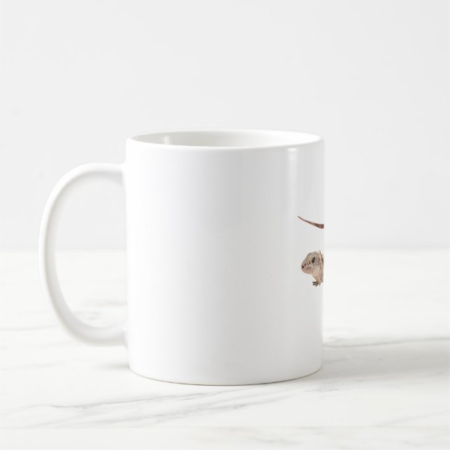 Taza De Café U es para la iguana de cola espinosa Utilia (Izquierda)