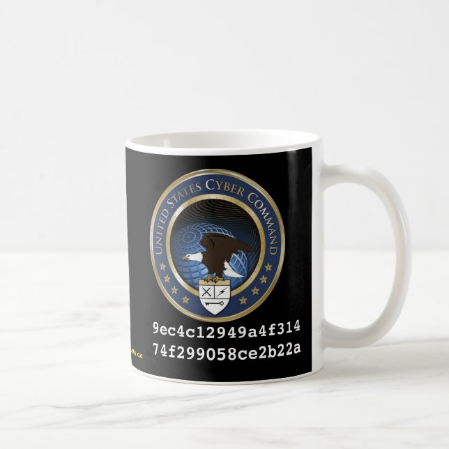 Taza De Café U.S. Comando cibernético (Derecha)
