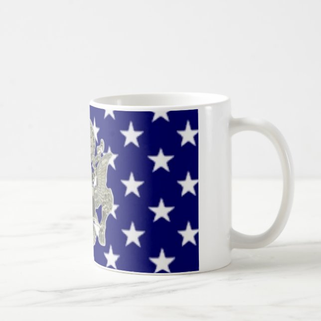 Taza De Café u.s. insignias militares (Derecha)