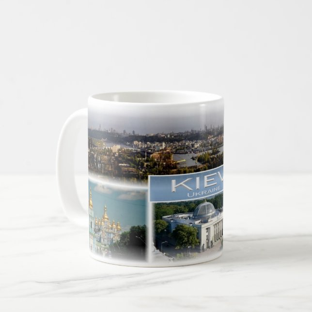 Taza De Café UA Ucrania - Kiev - Kiev - (Anverso izquierdo)