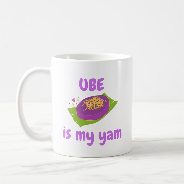 Taza De Café Ube es mi Yam Mug (Izquierda)