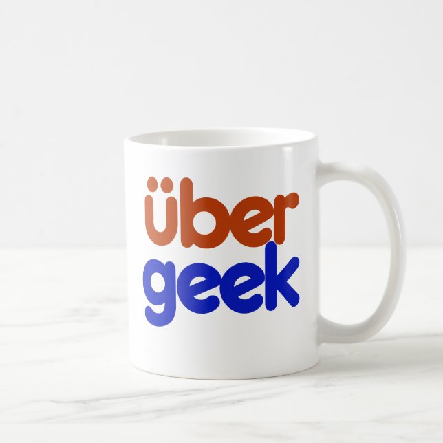 Taza De Café Uber Geek (Derecha)