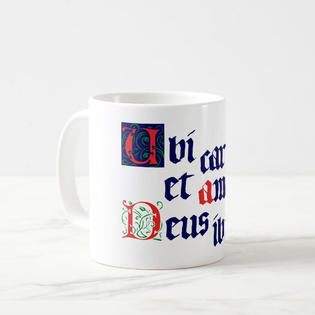 Taza De Café Ubi Caritas (Anverso izquierdo)