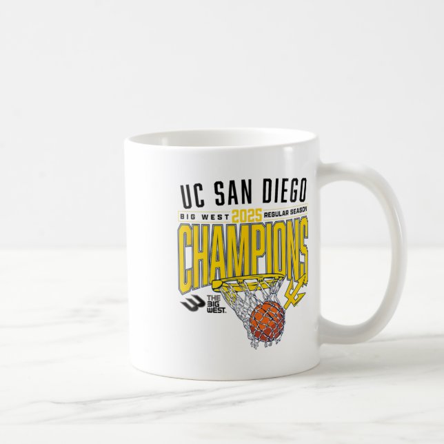 Taza De Café Uc San Diego Tretons 2025 Regular Season Basketbal (Derecha)