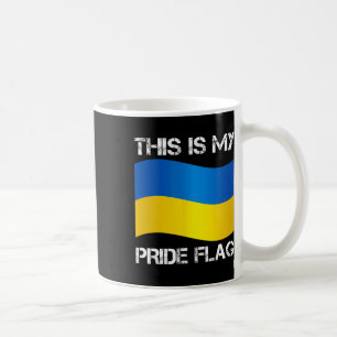 Taza De Café Ucrania Apoya Bandera de Ucrania Libertad Solidari