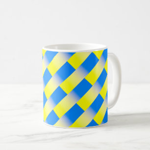 Taza De Café Ucrania azul y amarilla inspiró la guerra de paz c