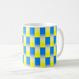 Taza De Café Ucrania azul y amarilla inspiró la guerra de paz c