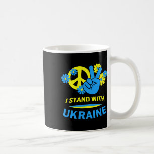Taza De Café Ucrania Bandera Ucraniana Paz En Ucrania Me Pongo