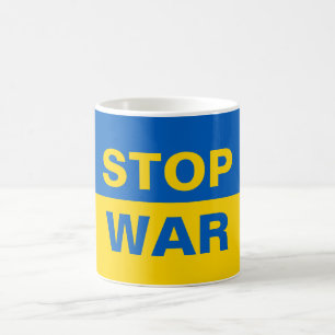 Taza De Café Ucrania: Detener la guerra