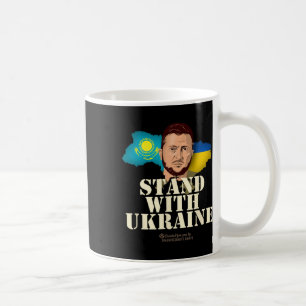 Taza De Café Ucrania Kazajistán Volodymyr Zelensky Apoya a U