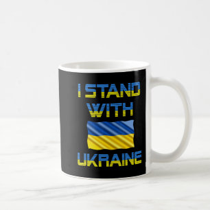 Taza De Café Ucrania tridente bandera de Ucrania bandera ucrani
