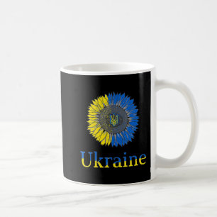 Taza De Café Ucrania Ucranianos con cosecha de girasoles Ucrani