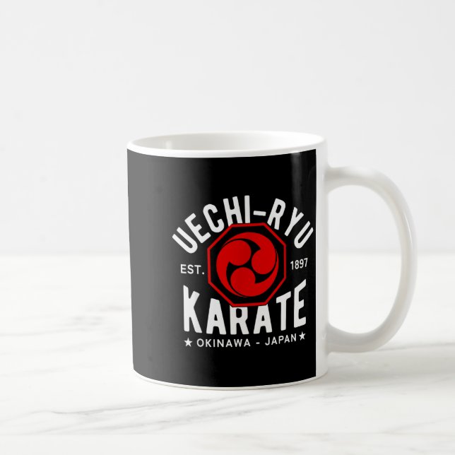Taza De Café Uechi Ryu Karate Do Martial Arts Japan Tokyo  (Derecha)