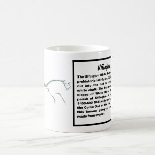 Taza De Café Uffington Horse mug copper