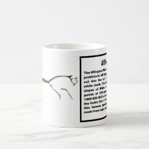 Taza De Café Uffington Horse mug rust