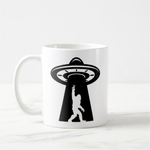 Taza De Café UfO de pie grande