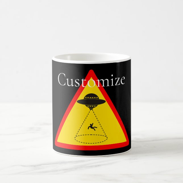 Taza De Café UFO Thunder_Cove de secuestro de Alien (Centro)