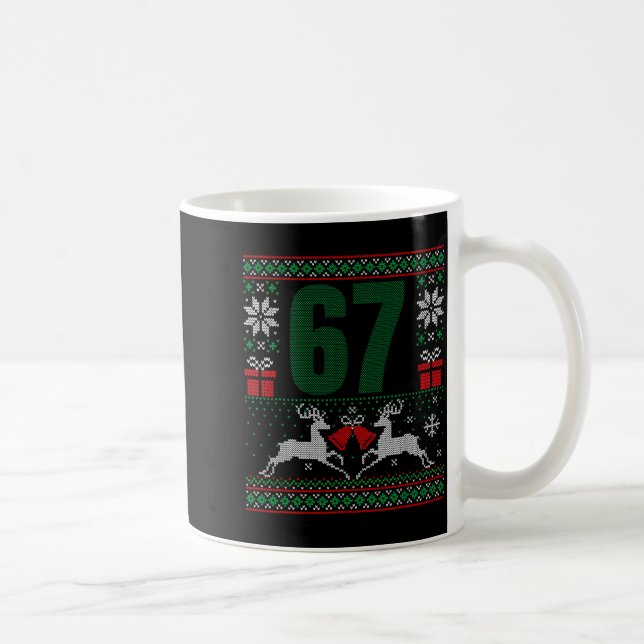 Taza De Café Ugly Christmas Sweater 67 Design  (Derecha)