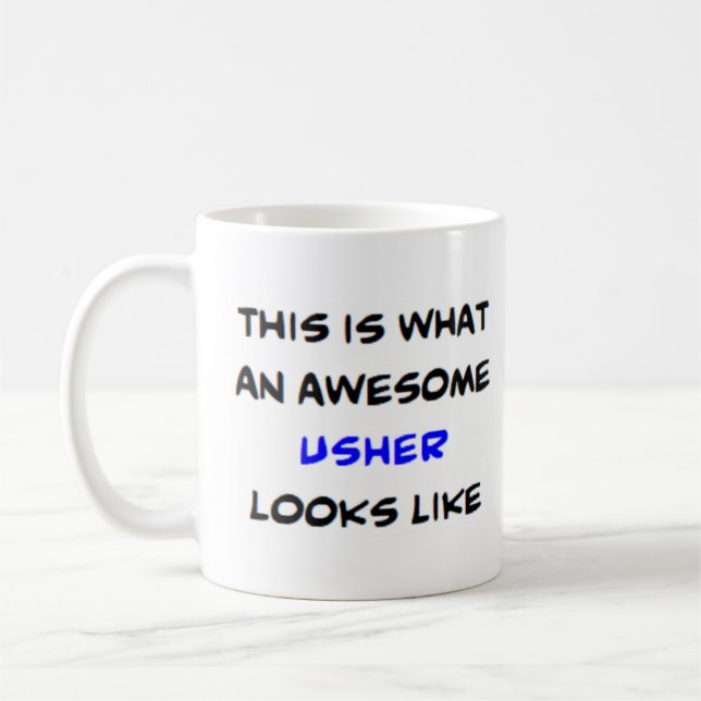 Taza De Café ujier, increíble (Izquierda)