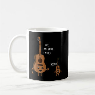 Taza De Café Uke Soy Tu Padre Divertido Ukulele Banjo Guitarra