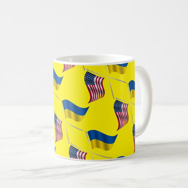 TAZA DE CAFÉ UKRAINE USA (Anverso derecho)