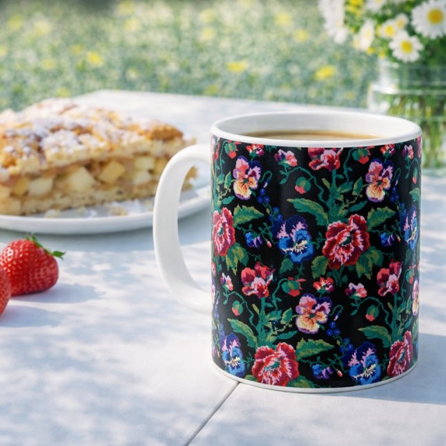 Taza De Café Ukrainian vushuvanka folk art. Mug (Subido por el creador)