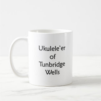 Taza De Café Ukulele'r de los pozos de Tunbridge