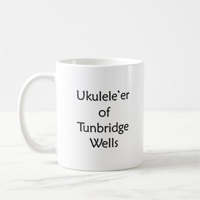 Taza De Café Ukulele'r de los pozos de Tunbridge (Izquierda)
