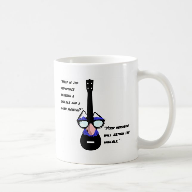 Taza De Café Ukuleles y cortacéspedes (Derecha)