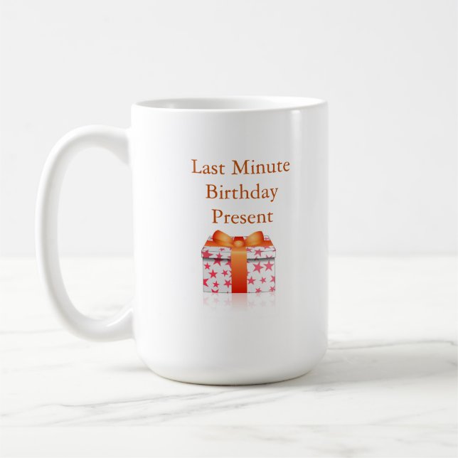 Taza De Café Último Cumpleaños Presente - Un MisterP Mug (Izquierda)