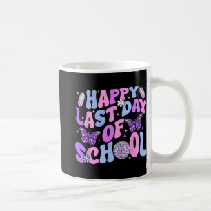 Taza De Café Último Día De Colegio Profesor Chico Chica Grad Ho