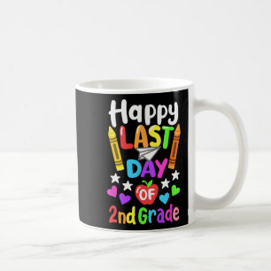 Taza De Café Último día de escuela 2do grado Cl de 2024 niños