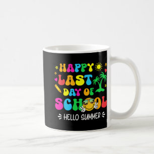 Taza De Café Último día de escuela hola verano estudiantes y ma