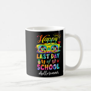 Taza De Café Último día de escuela Hola verano Profesor Estudia
