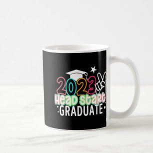 Taza De Café Último día de escuela niños 2023 graduado Headstar