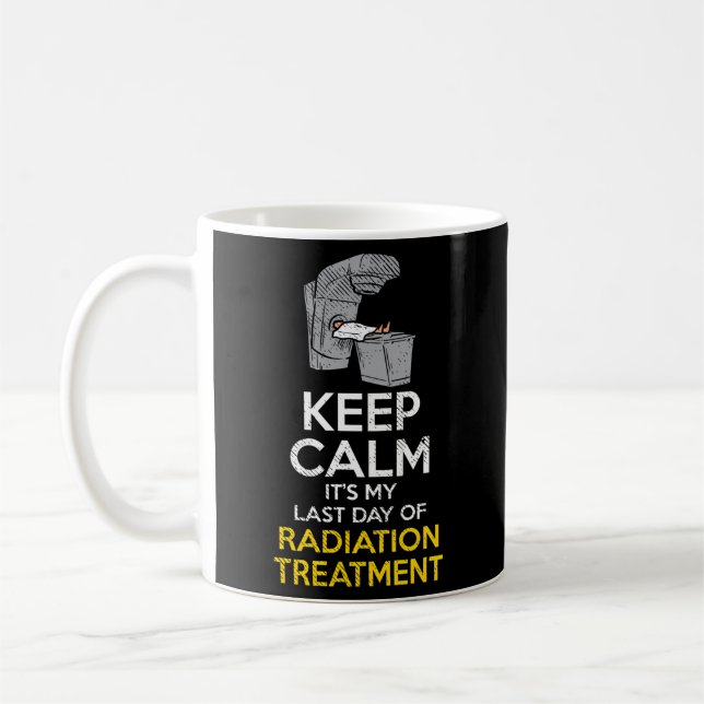 Taza De Café Último Día De Radiación Último Día De Citas De Rad (Izquierda)