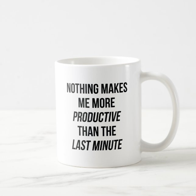 Taza De Café Último minuto (Derecha)