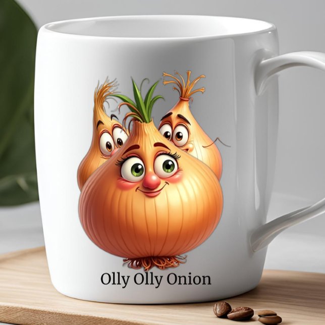 Taza De Café ÚLTIMO ONION Novedad divertida regalo de oficina d (Gifts for her Mothers Day Christmas Home kitchen office gifts coworkers white elephant mom wife )