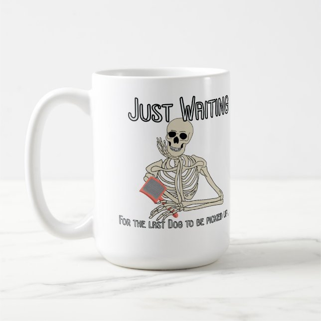 Taza De Café Último perro para recoger (Izquierda)