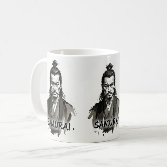 Taza De Café Último Samurái Luchador  (Anverso izquierdo)