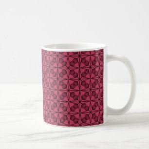 Taza De Café Ultramodern Retro Mug, Magenta