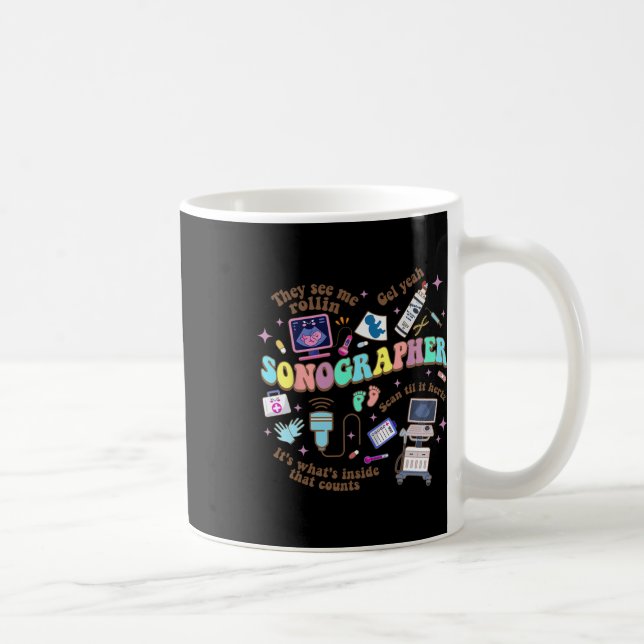 Taza De Café Ultrasonido Día Nacional de Enfermería de Sonógraf (Derecha)