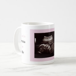 Taza De Café Ultrasonido Foto de papá-ser el mejor papá rosado 