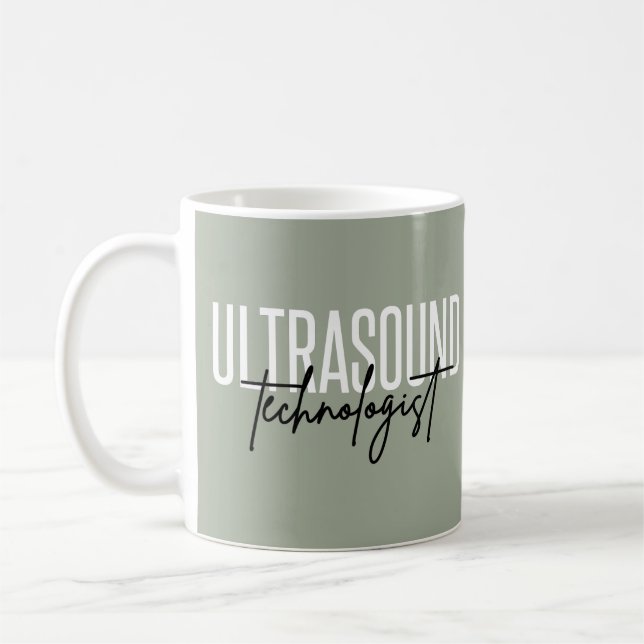 Taza De Café Ultrasound Technologist | Ultrasound Tech Gifts (Izquierda)
