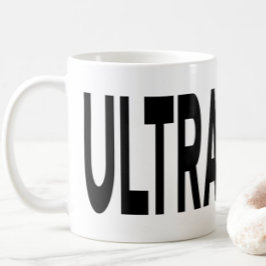 Taza De Café ULTRASOUND Tipografía Negra