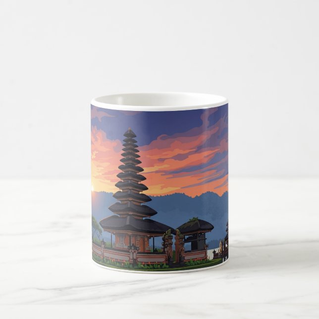 Taza De Café Ulun Danu Bali Indonesia Travel (Centro)