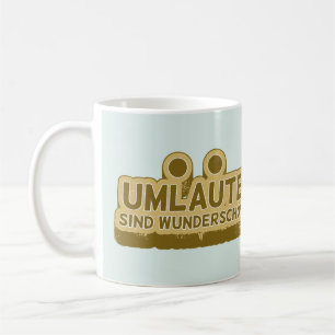 Taza De Café UMLAUT aprendiendo alemán